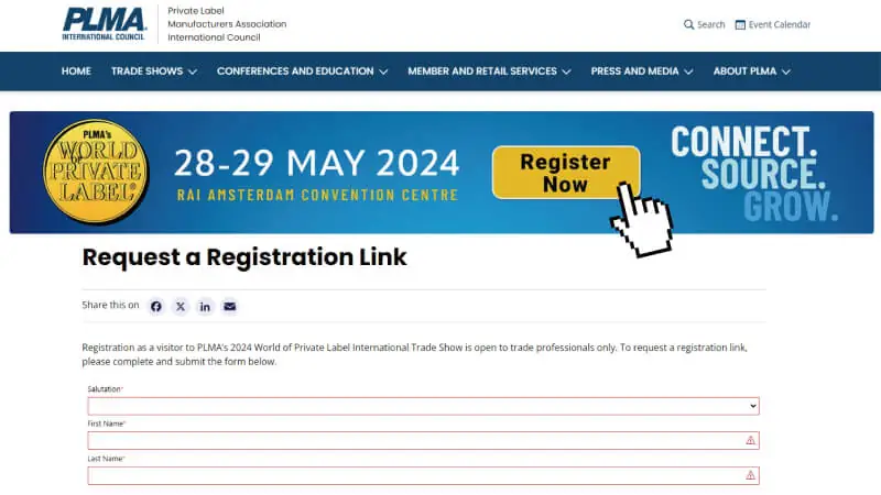 PLMA’s 2024 World of Private Label International Trade Show